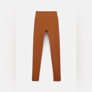 Girlfriend Collective Women's Compressive High-Rise Legging-Caramel-Size XXS